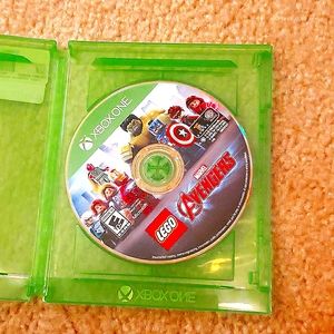 Avengers Lego video game X box